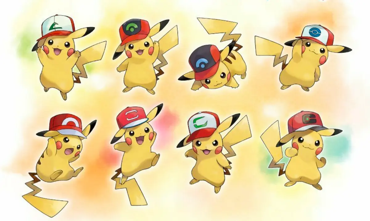 Pokémon #25 Pikachu Wearing Satoshi Hat